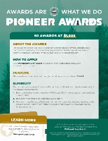 Pioneer Awards Fact Sheet